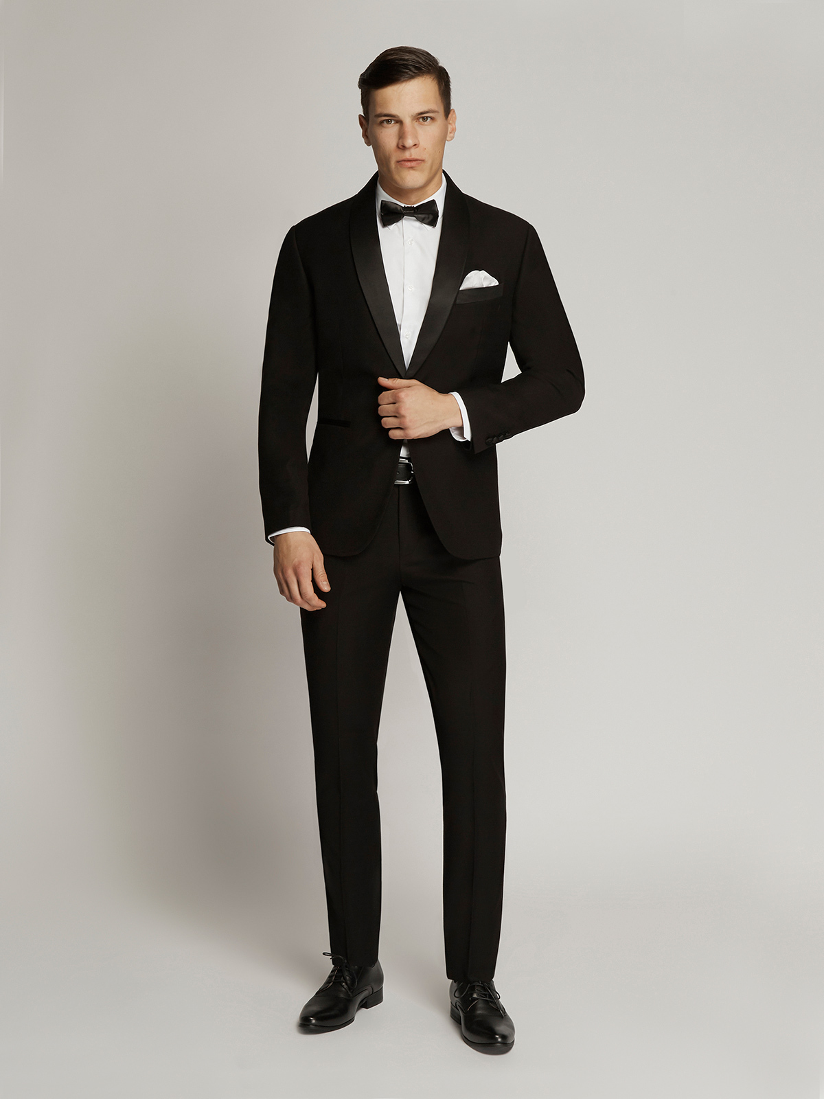 Heston Fine Twill Plain Slim Fit Suit - Varce Italia