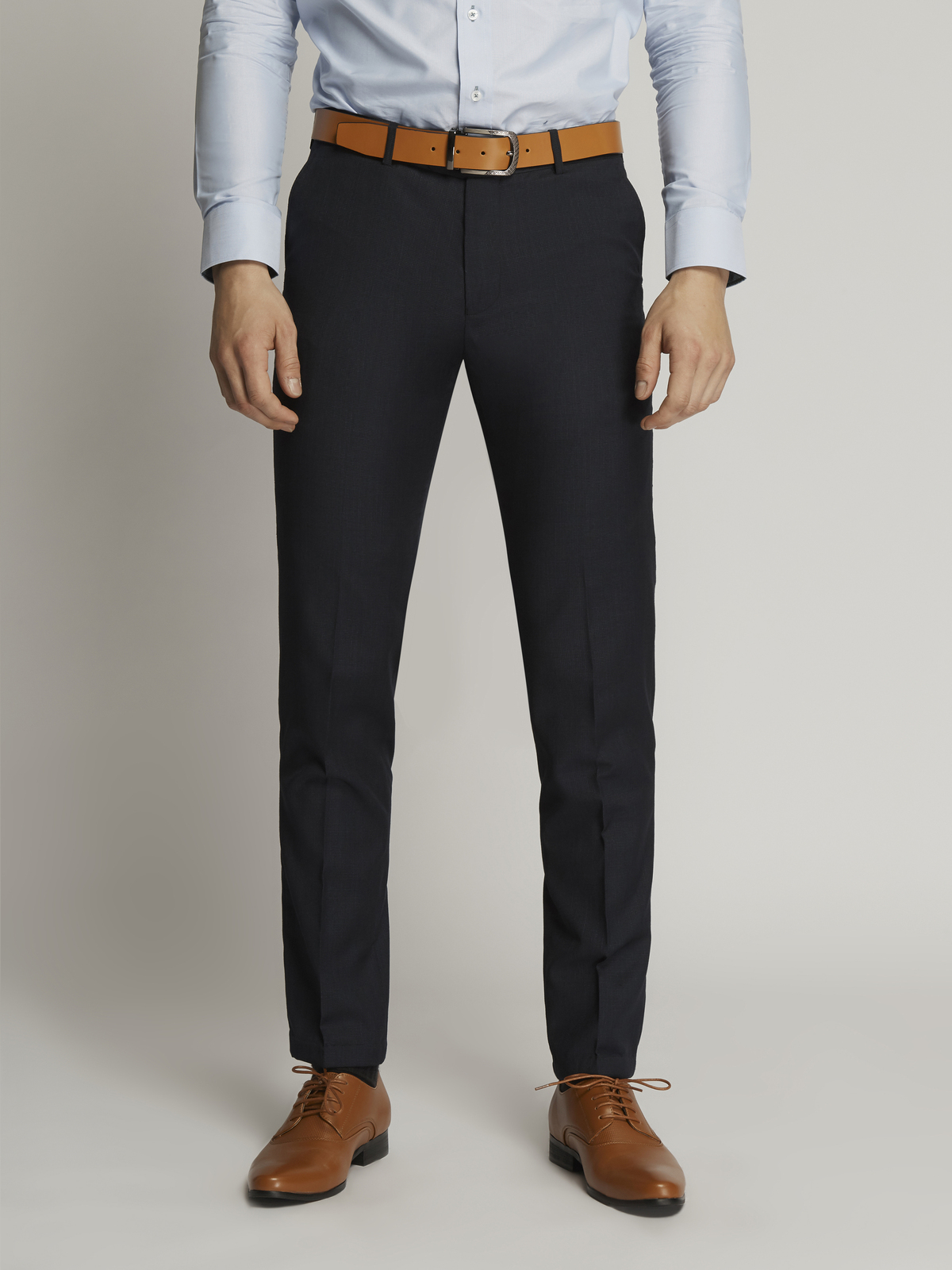 Bradley Birdseye Slim Fit Trousers - Scuzzatti