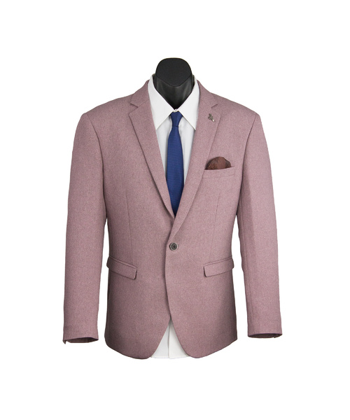 Lincoln Stretch Jersey Sports Jacket Coral