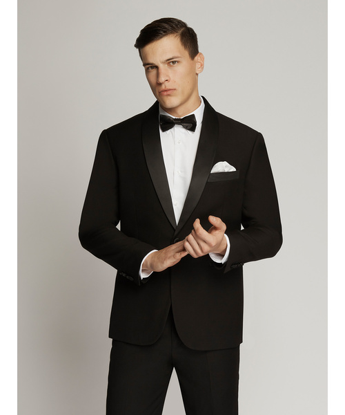Heston Fine Twill Plain Slim Fit Suit