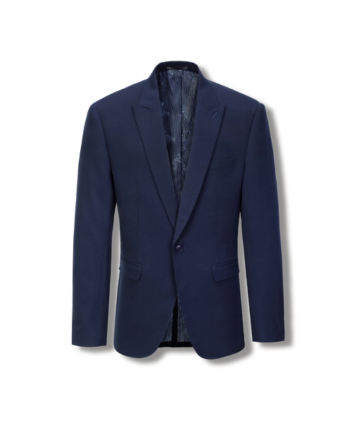 Stallone Plain Weave Stretch Suit Atlantic