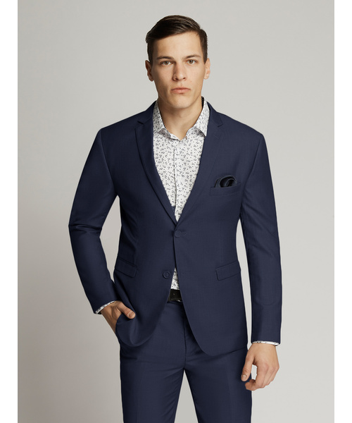 James Fine Twill Suit Blue