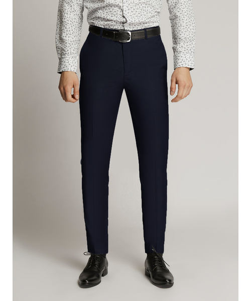 James Fine Twill Trousers Navy