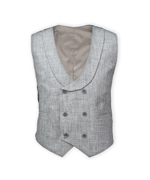 Stallone Plain Weave Stretch Double Breast Vest